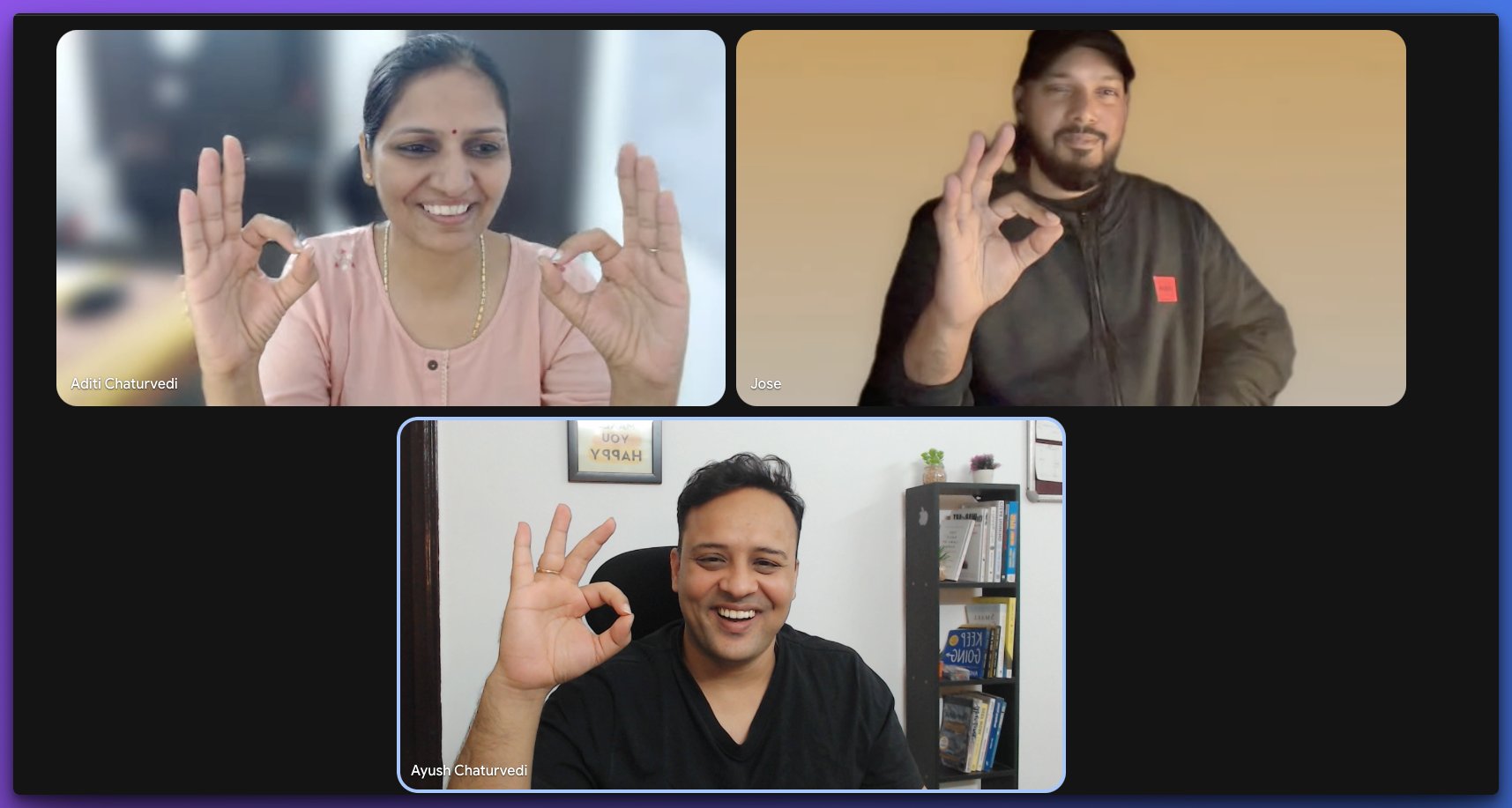 The OutlierKit team: Jose, Ayush, and Aditi