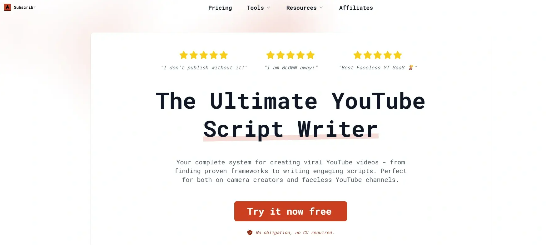 Subscribr dashboard screenshot